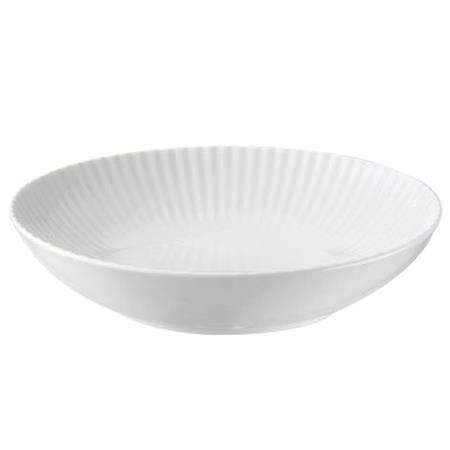 Tallerken dyb hvid 220 mm Daisy 