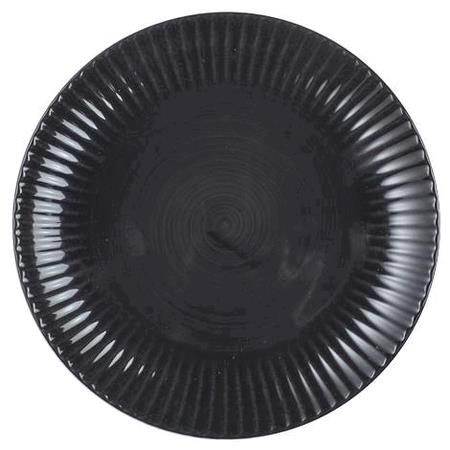 Tallerken sort 205 mm Daisy 