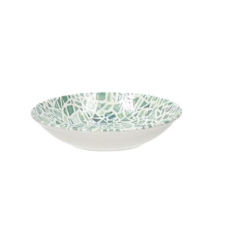 Tallerken coupe dyb grøn mosaik 210 mm Attitude Emerald 