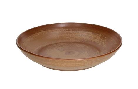 Tallerken coupe dyb brun 250 mm Terracotta 