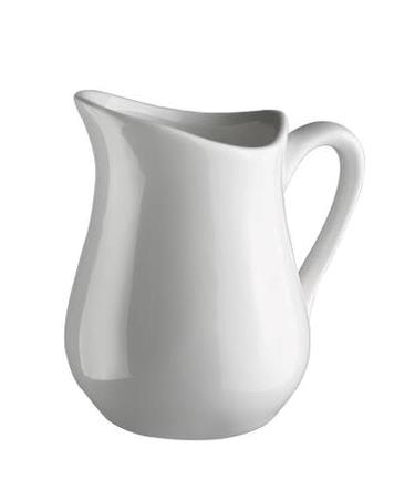 Flødekande hvid 12 cl H80mm porcelæn 