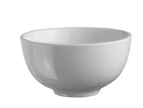 Skål rund 90 mm hvid porcelæn 