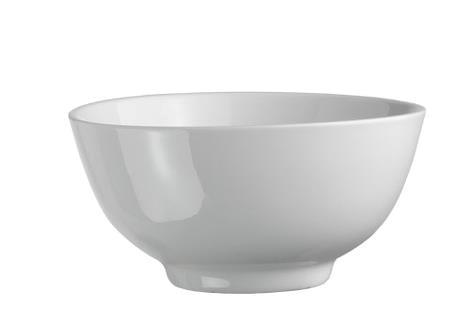 Skål rund 125 mm 48 cl hvid porcelæn