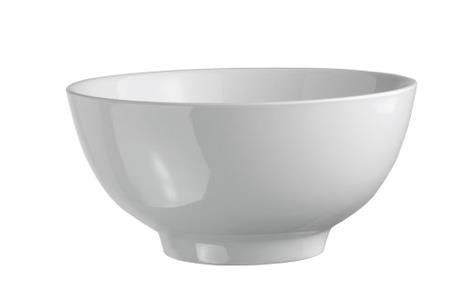 Skål rund 175 mm hvid porcelæn 