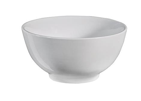 Skål rund 150 mm 50 cl hvid porcelæn