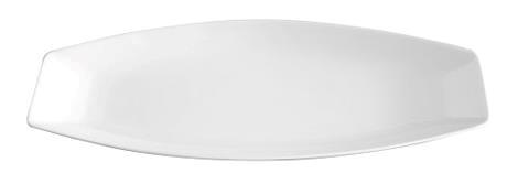 Buffetfad EHG oval 500 mm hvidt porcelæn 