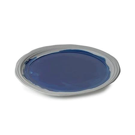 Tallerken indigo blå 285 mm No.W 