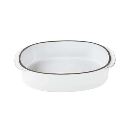 Fad Oblong hvid B190 x D130 x H50 mm CARACTERE 