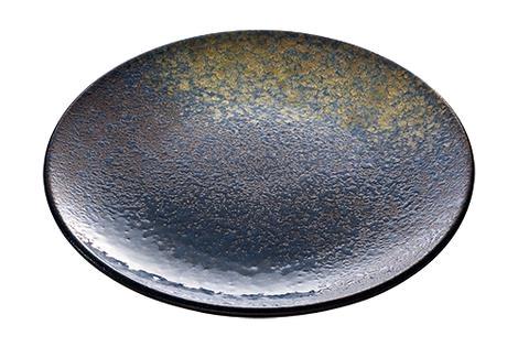 Tallerken coupe flad brun 230 mm Sea Playground 