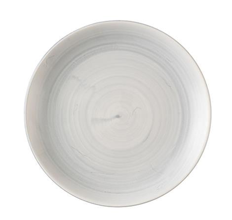 Tallerken coupe lysegrå 217 mm Stonecast Canvas Churchill 