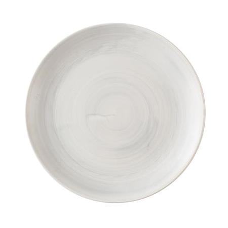 Tallerken coupe lysegrå 260 mm Stonecast Canvas Churchill 