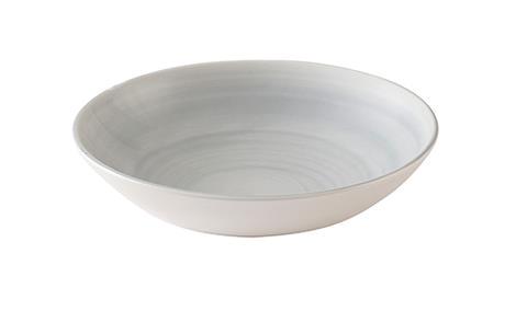 Tallerken coupe dyb lysegrå 182 mm Stonecast Canvas Churchill 