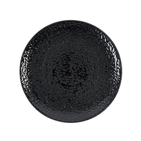 Tallerken coupe sort 260 mm Homespun Chroma Churchill 
