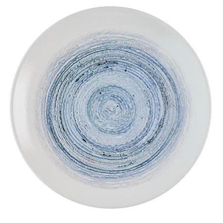 Tallerken coupe multi blå 217 mm Elements Churchill 