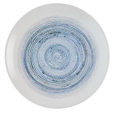 Tallerken coupe multi blå 288 mm Elements Churchill 