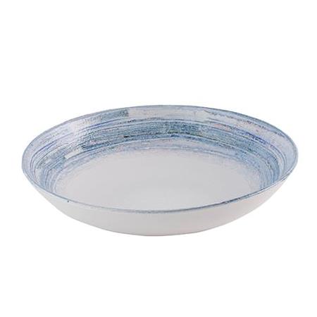 Tallerken coupe dyb multi blå 248 mm Elements Churchill 