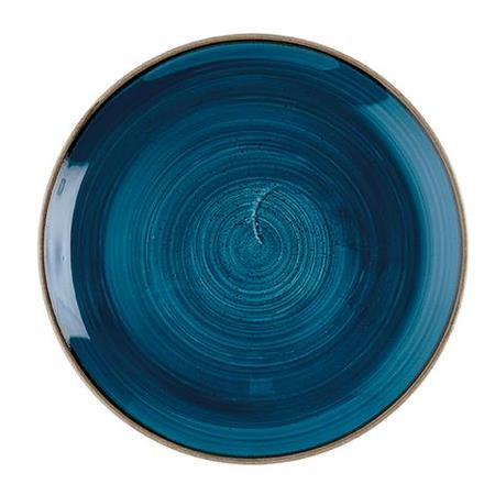 Tallerken coupe java blå 288 mm Stonecast Churchill 