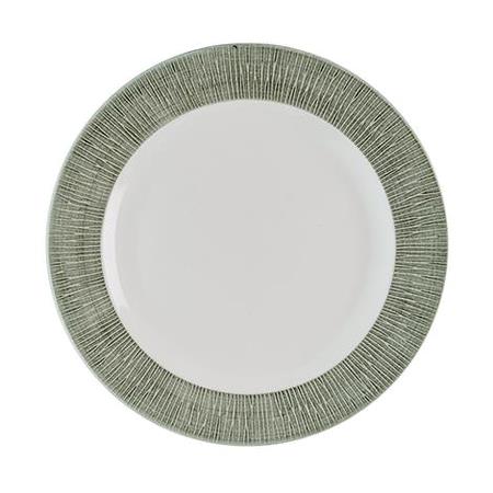 Tallerken m/grøn fane 305 mm Bamboo Churchill 