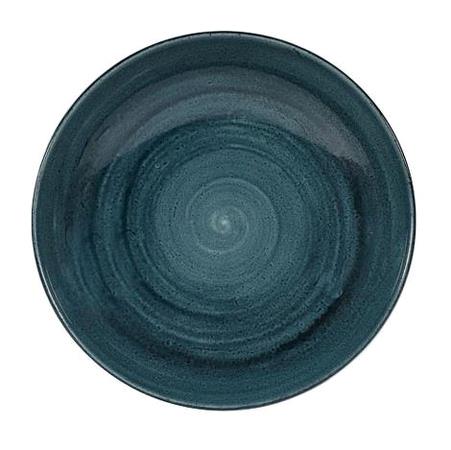 Tallerken coupe dyb teal 248 mm Stonecast Churchill 