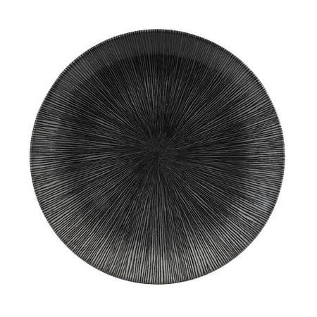 Tallerken coupe Agano sort 260 mm Studio prints Churchill 