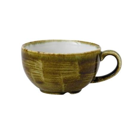Cappuccino kop grøn 22 cl Stonecast Plume Churchill 