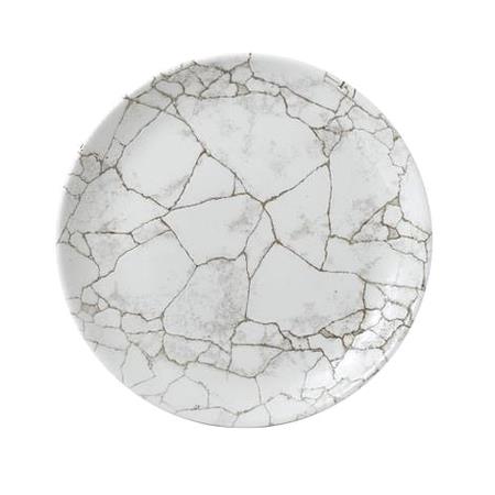 Tallerken coupe lys grå 217 mm Kintsugi Churchill 