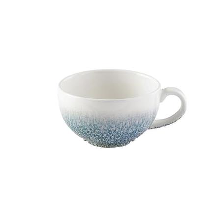 Cappuccino kop hvid m/ blå 22,7 cl Studio Prints Raku Churchill 