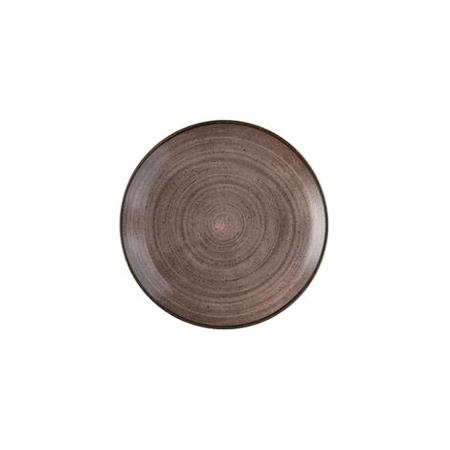 Tallerken coupe brun 260 mm Stonecast Raw Churchill 