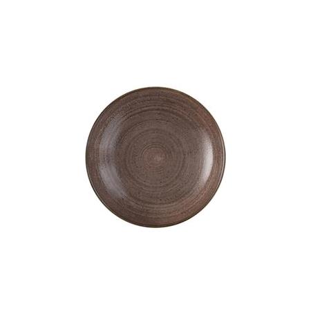 Tallerken dyb coupe brun 248 mm Stonecast Raw Churchill 