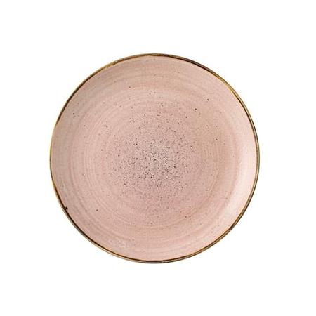 Tallerken coupe terracotta 217 mm Stonecast Raw Churchill 
