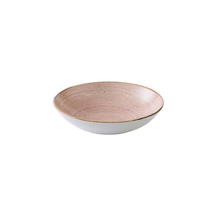 Tallerken coupe dyb terracotta 182 mm Stonecast Raw Churchill 