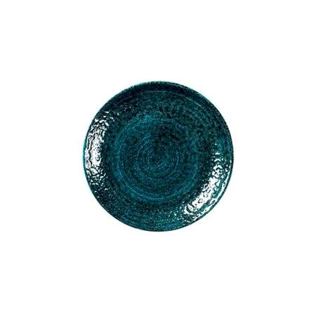 Tallerken coupe marine grøn 165 mm Homespun Chroma Churchill 