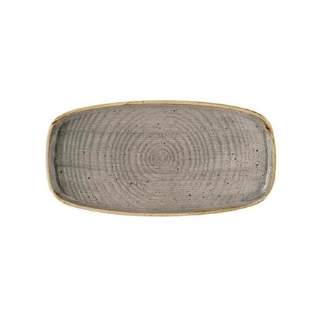 Serveringsfad grå B300 x D154 mm Stonecast Walled Churchill 