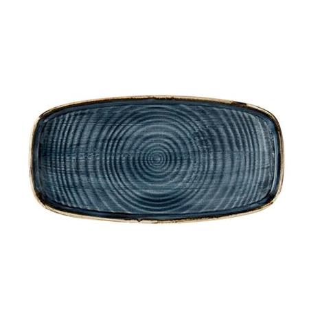 Serveringsfad blåbær B300 x D154 mm Stonecast Walled Churchill 
