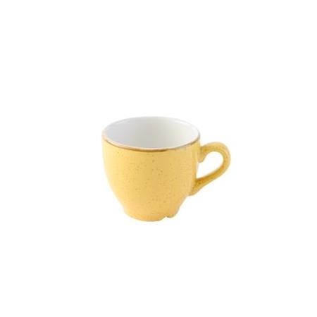 Overkop espresso gul 10 cl Stonecast Beverage Churchill 