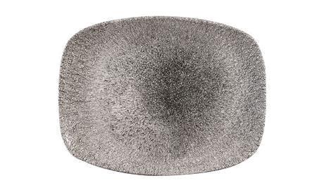 Serveringsfad sort B261 x D202 mm Raku Churchill 