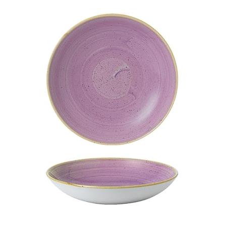 Tallerken coupe dyb lavendel 248 mm Stonecast Churchill