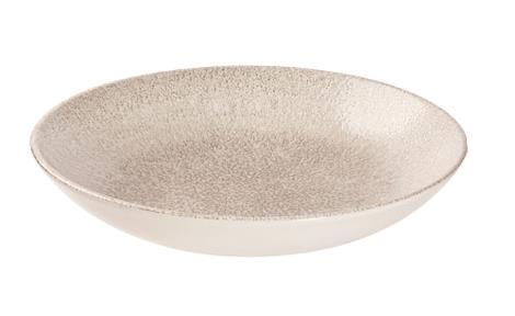 Tallerken coupe dyb sand 248 mm Studio Prints Raku Churchill 