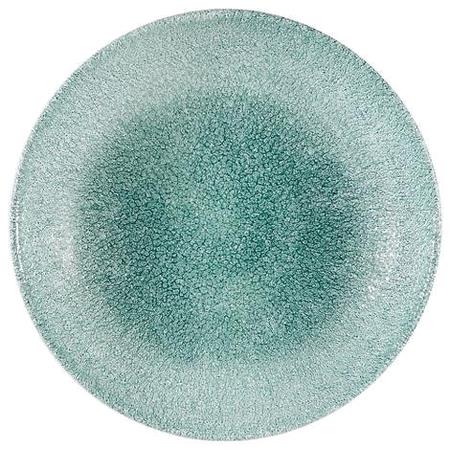 Tallerken coupe jade grøn 260 mm Studio Prints Raku Churchill 