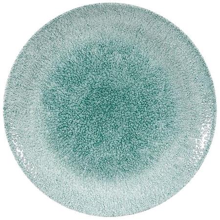 Tallerken coupe jade grøn 288 mm Studio Prints Raku Churchill 