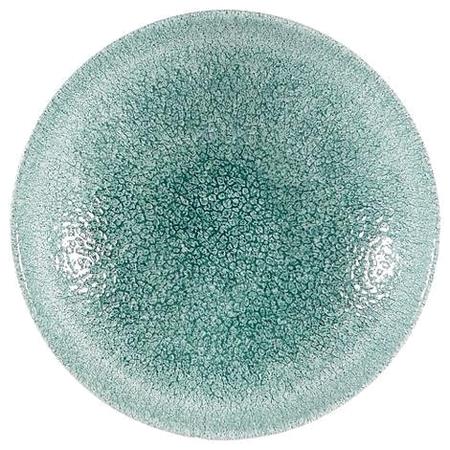 Tallerken coupe dyb jade grøn 182 mm Studio Prints Raku Churchill 