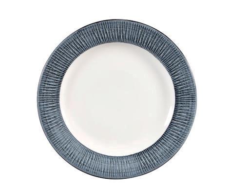 Tallerken m/blå fane 210 mm Bamboo Churchill 
