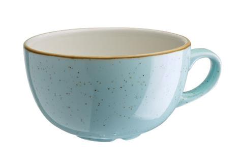Cappuccinokop lyseblå 46 cl Stonecast Churchill 