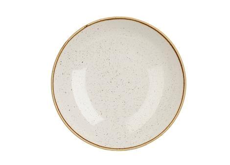 Tallerken coupe dyb vanilje 248 mm Stonecast Churchill 