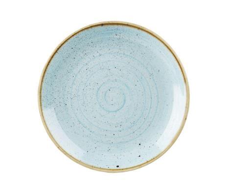 Tallerken coupe lyseblå 324 mm Stonecast Churchill 