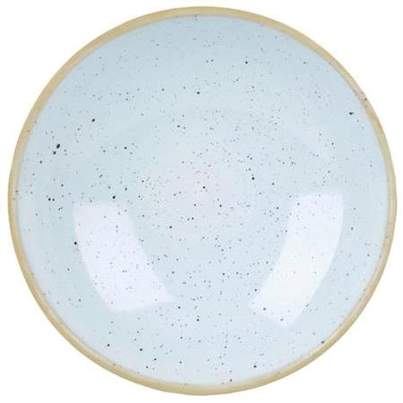 Tallerken coupe dyb lyseblå 182 mm Stonecast Churchill 