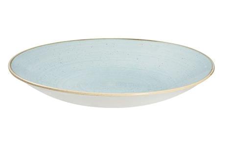 Tallerken coupe dyb lyseblå 281 mm Stonecast Churchill 