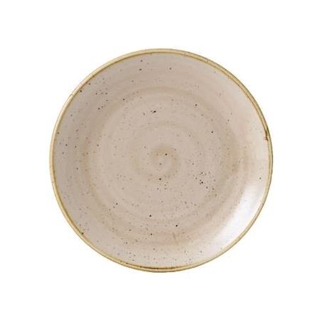 Tallerken coupe oval creme 192 mm Stonecast Churchill