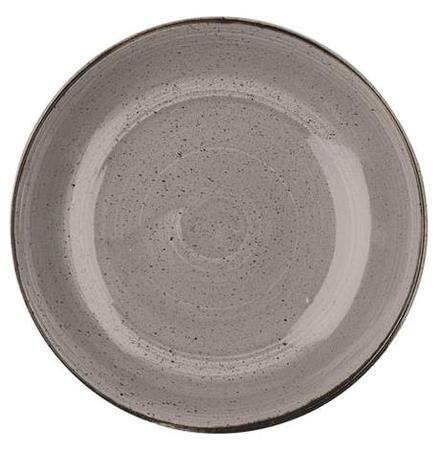 Tallerken coupe dyb grå 310 mm Stonecast Churchill 