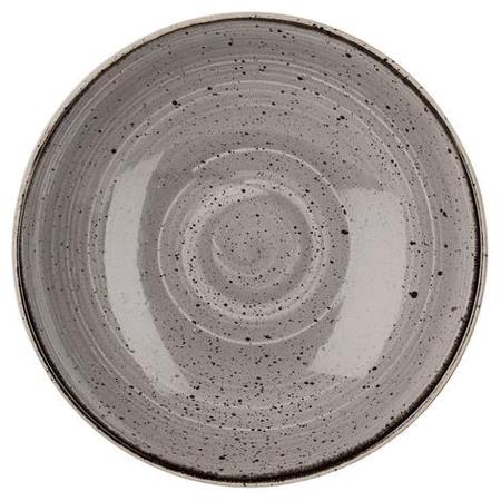 Tallerken coupe dyb grå 182 mm Stonecast Churchill 